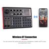 SK300 Live Sound Card External Voice Changer Audio Mixer Kit Built In Rechargeable Battery Multiple Sound Effects with