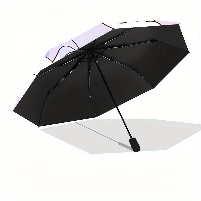 Unicorn and Cinnamoroll Automatic Folding Umbrella - 3 Folding Design, Vivid Cartoon Pattern, Suitable for Outdoor Activities, A Gift for Fans In All