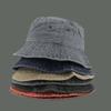 Solid Color Bucket Hat Wide Edge Sun Hat Vintage Fisherman Hat  Beach Activities
