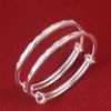 999 Sterling Silver Snake Year Baby Bracelet, Smooth Surface - First Birthday Present.