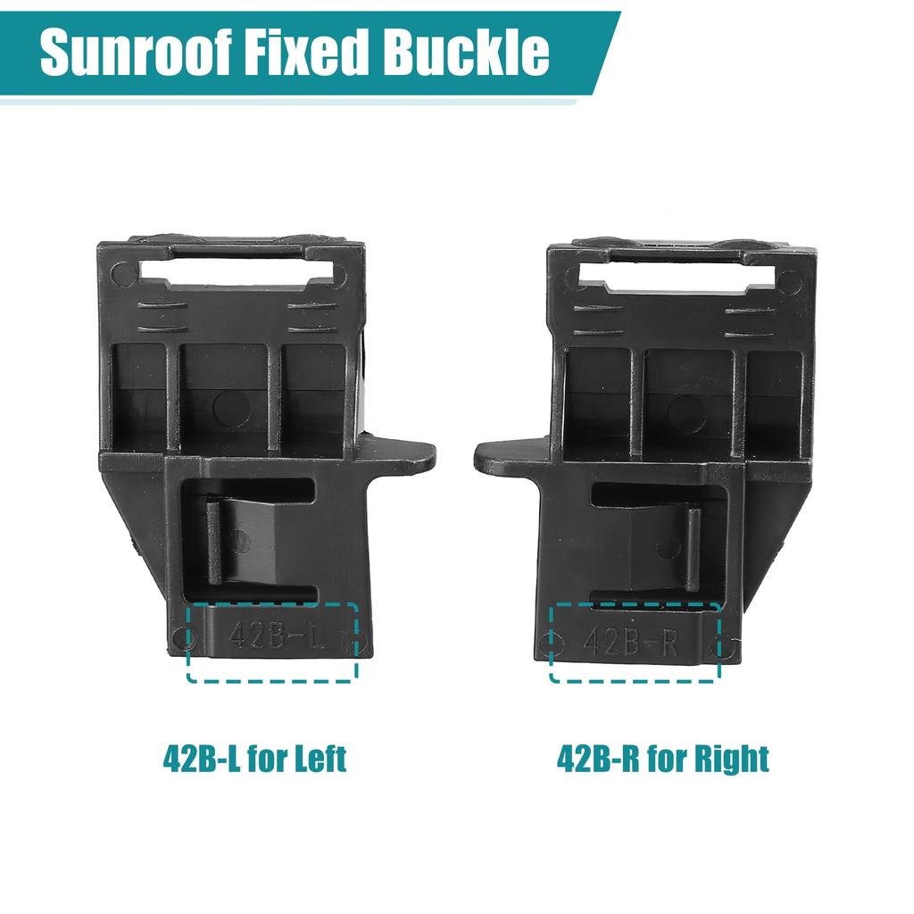 uxcell Sun Visor Fastening Buckle Sunshade Clip for Sunroof Hon Da Fits CR-V 2017-2021 1 Set