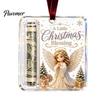 Gift Card Holder for Christmas Tree Cash Ornament, Clear Acrylic Money Holder, Holiday Xmas Hanging Decoration, Funny Ways to Christmas, Birthday
