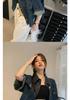 Korean Style Chic Retro Short Lapel Denim Jacket for Women