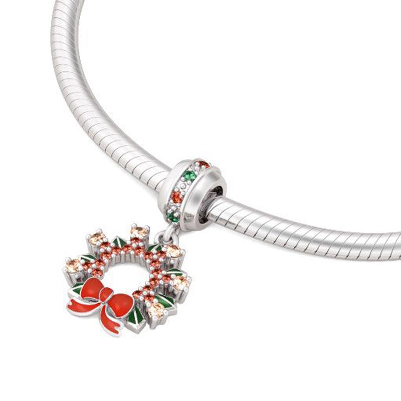 Neuer Kupfer-Frühlingskaktus-Girlande Anhänger Perle Passend Original Charms Armband Schmuckstück Halskette Schmuck Geschenke