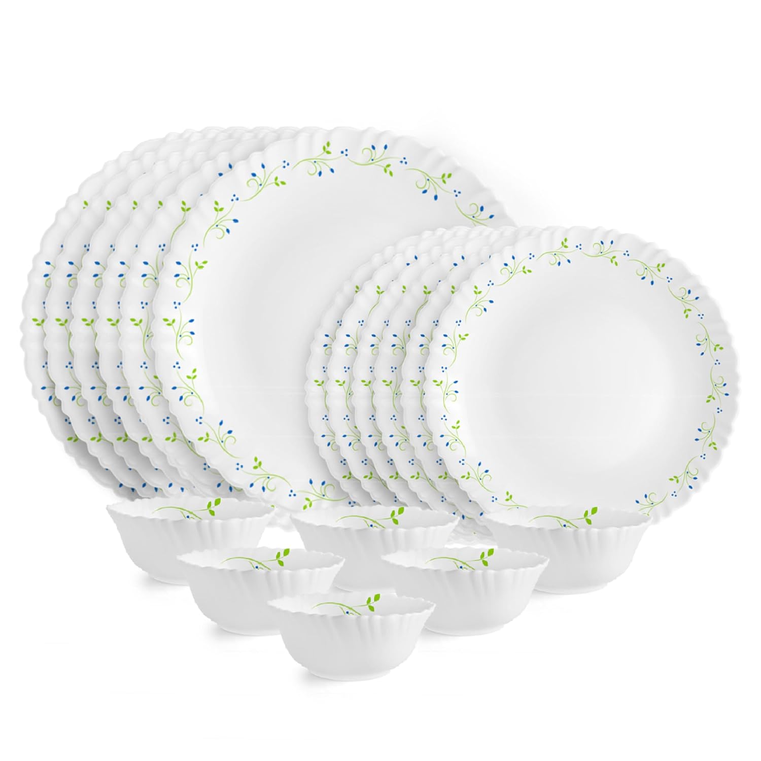 

Dinner Set - 18 Pcs, Serving for 6 People Lightweight, Crockery M білий