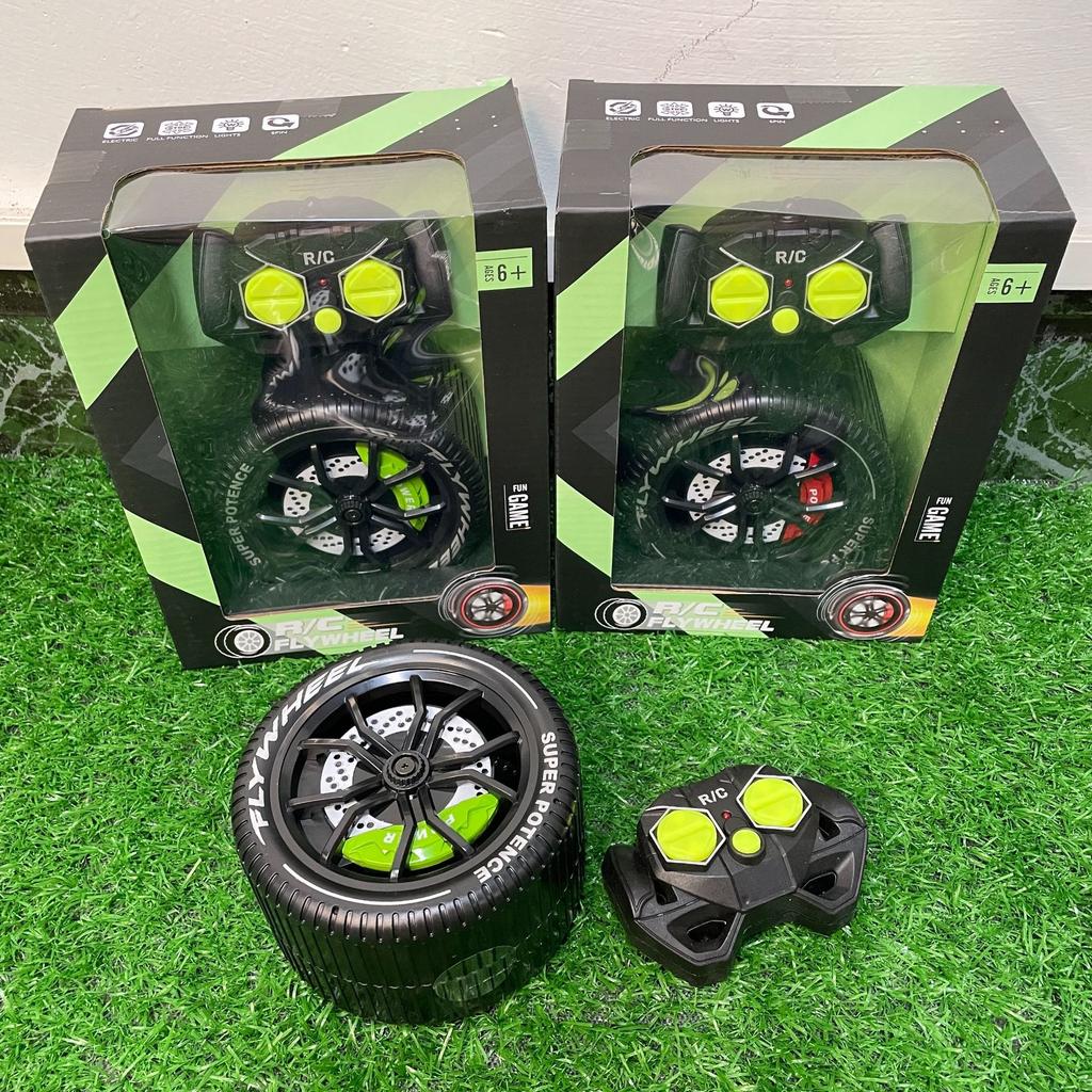 2.4G Remote Control Tire Wheel Toy – Self-Balancing Spinning Car Wheel with LED Lights, Fun Gadget for Kids & Adults