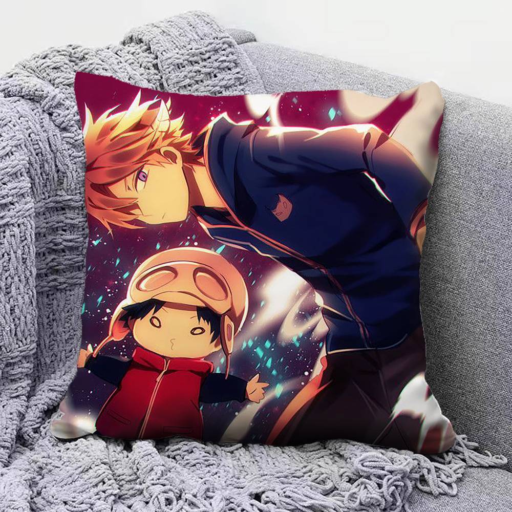 World Trigger Manga  Pillow Covers Home Sofa Cushion Covers and Aecorative Custom