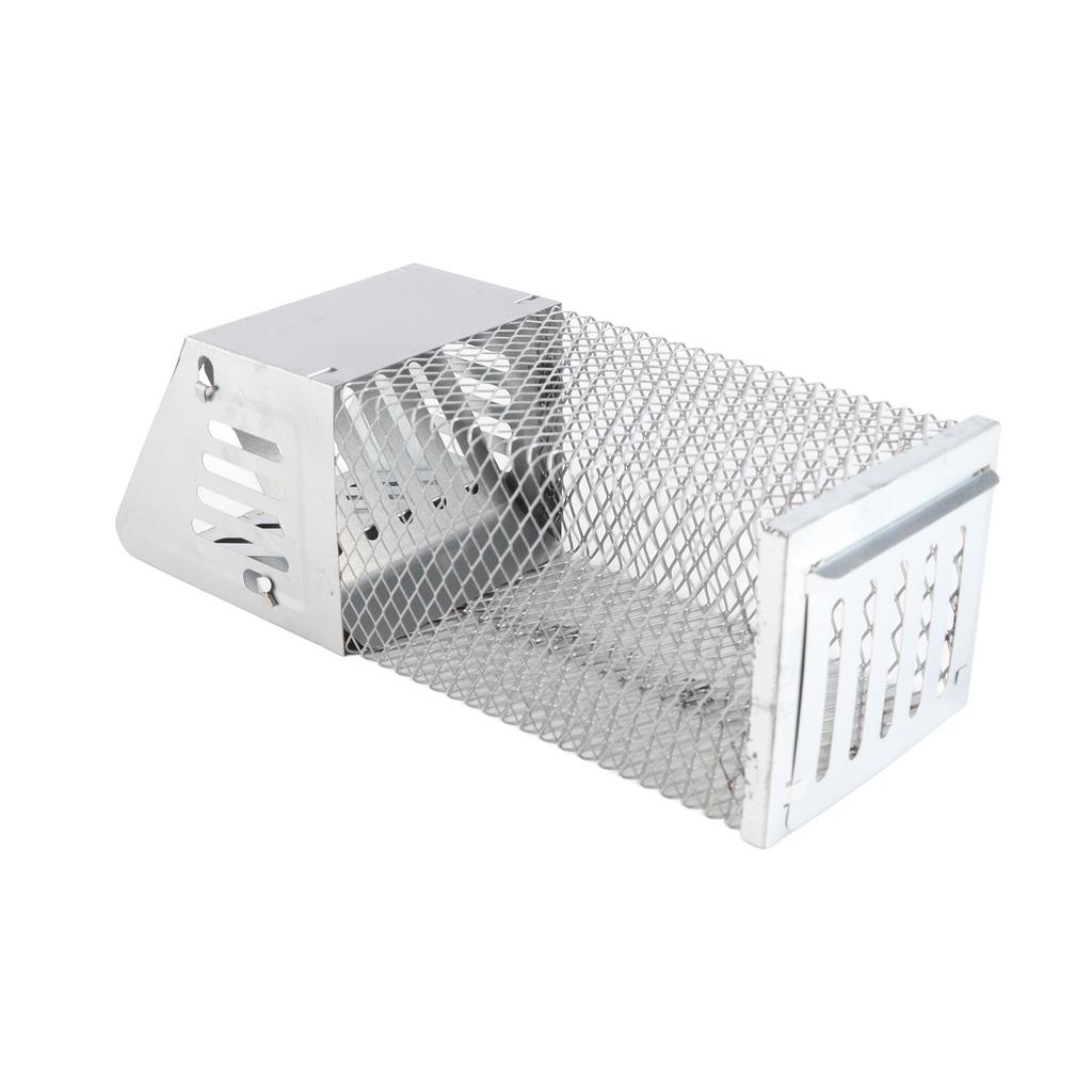 Mice Catch Cage Single Door Auto Door Lock Humane Mouse Trap for Indoor Shopping Mall Restaurant