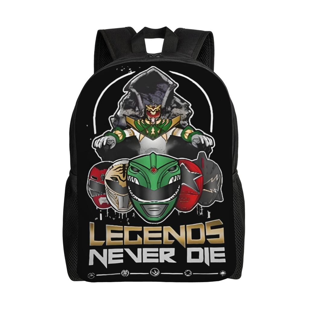 Poweres Anime Rangerses Backpack for Women Men Waterproof School College Superhero Bag Printing Bookbags
