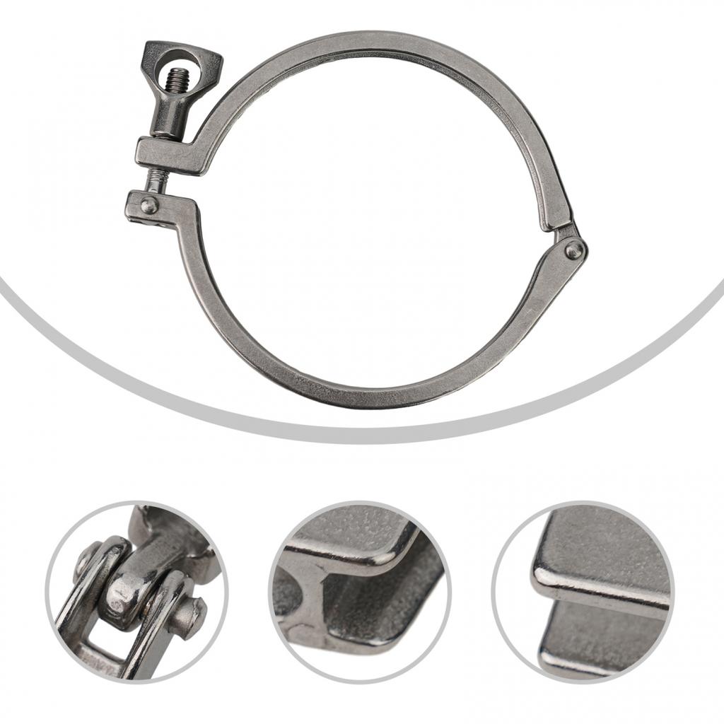 Clamping Tri Clamp Optional Inch Polished SS304 Stainless Steel
