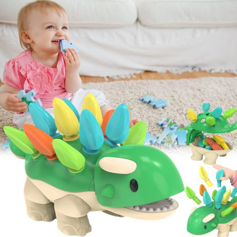 Dinosaur Fufufa Sensory Toys Educational Learning Toys Puzzle Hands On Game