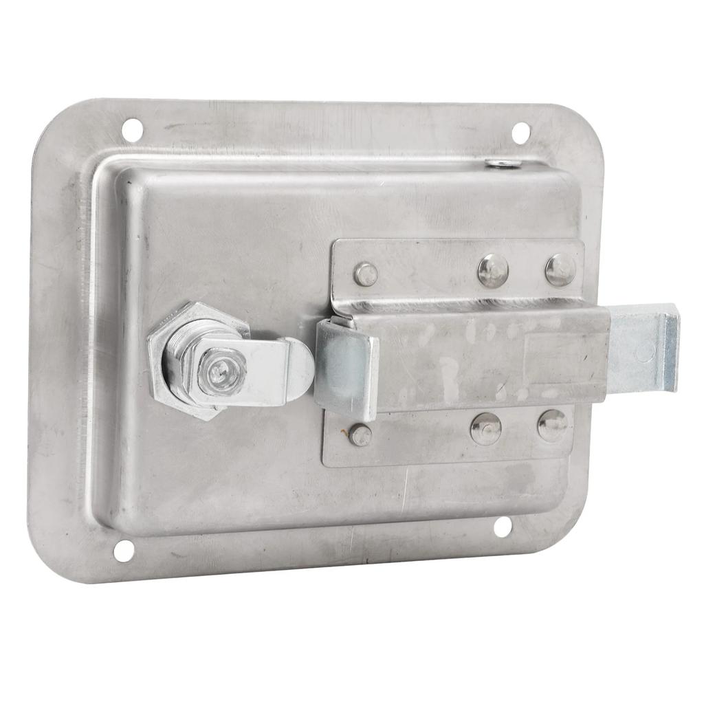 Stainless Steel Paddle Lock with 2 Keys - Durable & Secure for RV/Trailer/Truck Toolbox