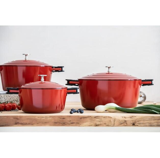 Saucepan Kelomat Keramika RED, 20 Cm (3420-385)