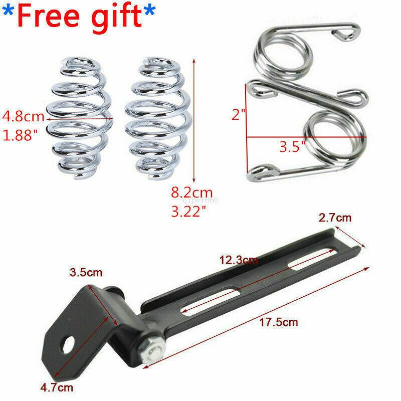 Motocyklová pružina Solo Seat Distressed Soft LeatherCushion Montážní sada pro Sportster Bobber Chopper Heritage Springer