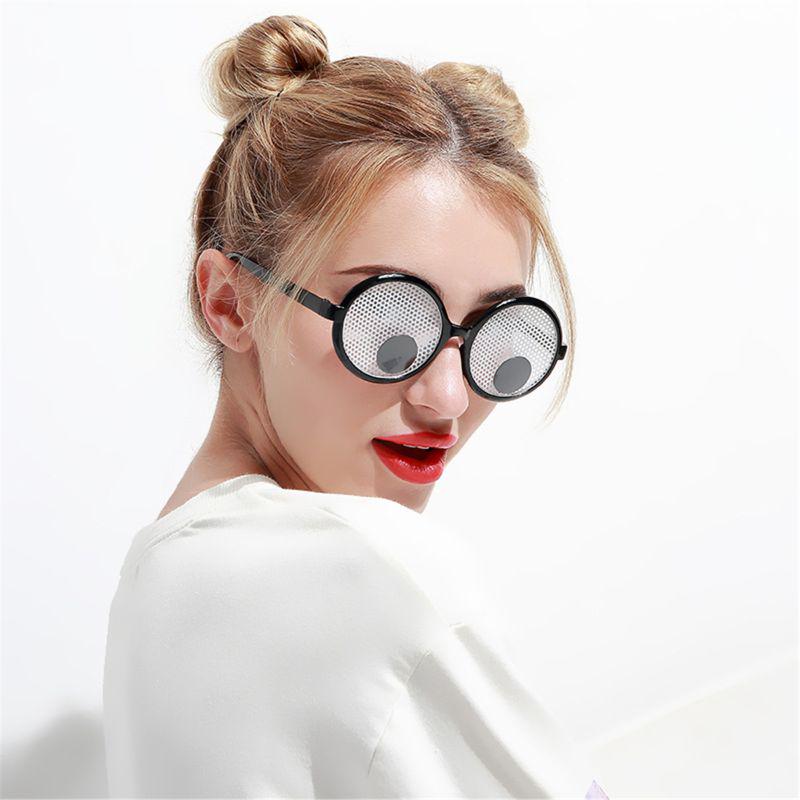 Buy Googly Eyes Glasses Round Party Favors Novelty Shades, Party