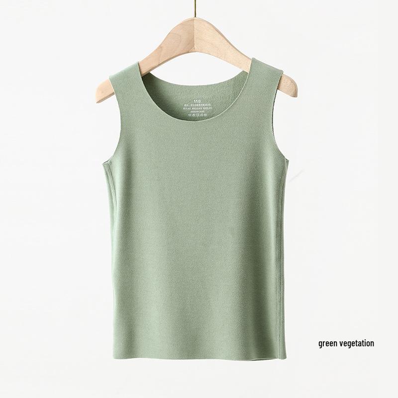 

New Children s Fleece-Lined Vest: A-Class Warmth, Round Neck, Brushed Inner Layer for Autumn/Winter. 110