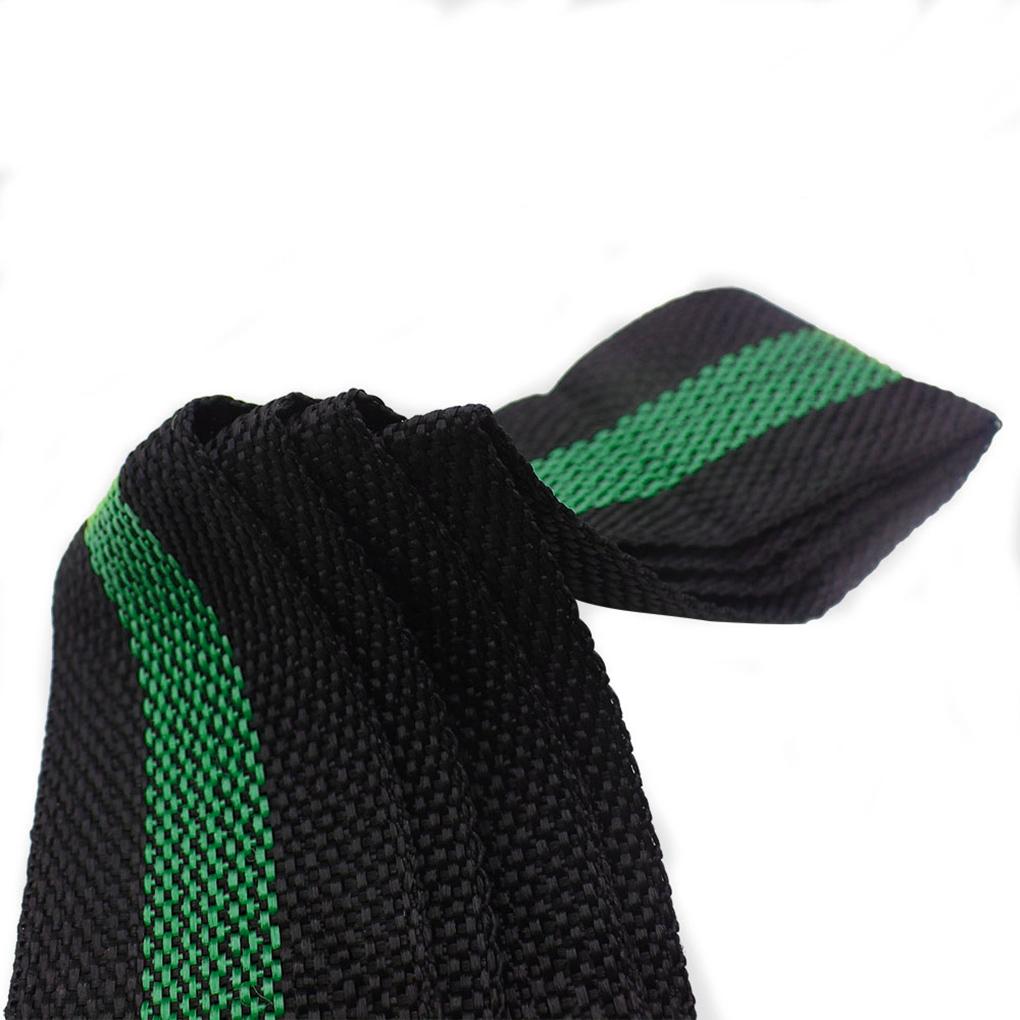 Durable Adjustable Nylon Vintage Stripes Acoustic Electric Guitar Strap Woven Fabrics Ends Strap