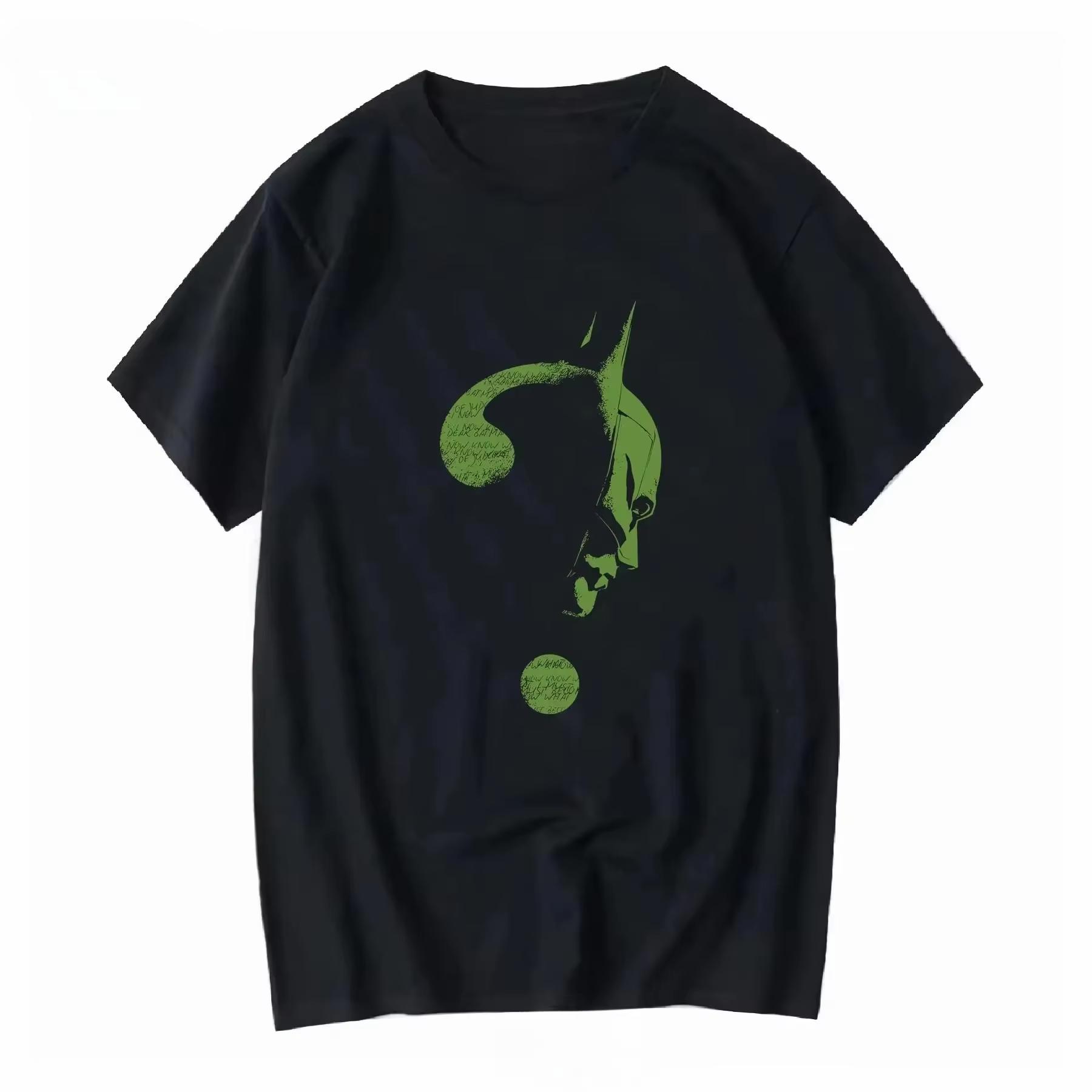 

RIDDLER GLOW IN THE DARK LOGO Front Print Top for Everyday Wear Stylish Fashion Streetwear Soft L