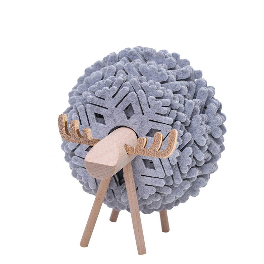 Creative Placemats Anti Slip Sheep Shape for  home Felt Coaster Cup Mat Cup Pads Drink Coasters