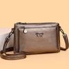 Messenger Bag Middle-aged Mother Bag Soft Leather Women's Bag Shoulder Bag