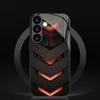 Advanced Fashion Black Glass Phone Case Suitable for Samsung Galaxy S26 S25 S24 S23 S22 S20 FE/Ultra/Plus Anti Drop Back Cover