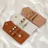 Travel Unique Jewelry Roll Bag Organizers Necklace Storage Box Microfiber Texture Suitable for Rings Earrings Necklaces