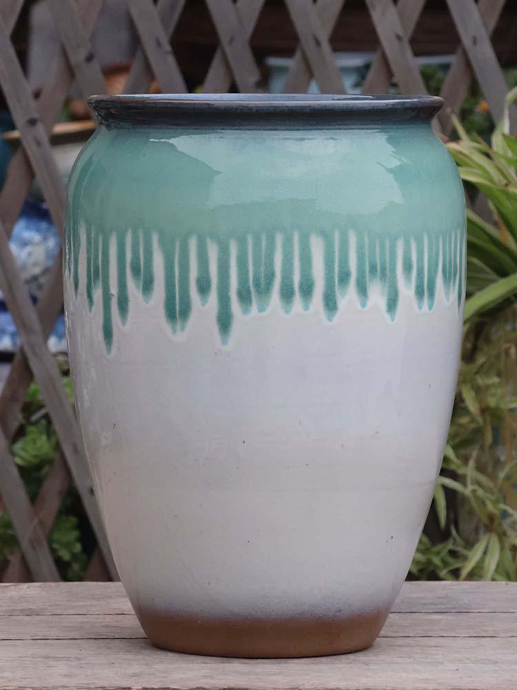 Large Handmade Ceramic Pot for Succulents, Trees, Roses, and Bougainvillea