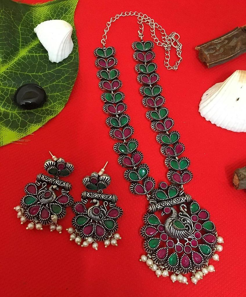 Ensemble de Bijoux Clous Micro Plaqué Or Diamant Américain Pierre Rubis