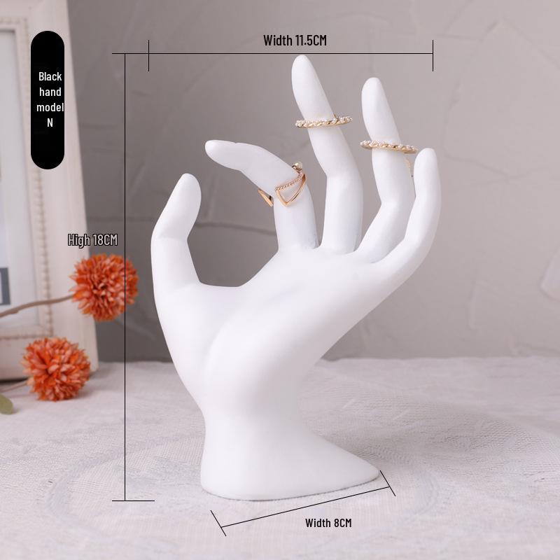 Jewelry Display Mannequin: Necklace, Earring, Ring, Bracelet Holder & Storage Stand.