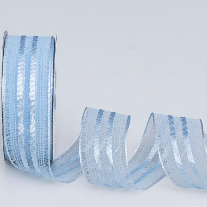 Elegant and Exquisite Vertical Transparent Mesh Ribbon Handmade DIY Flower Cake Gift Hair Decoration Bow Colorful Ribbon Crafts Making Ribbons