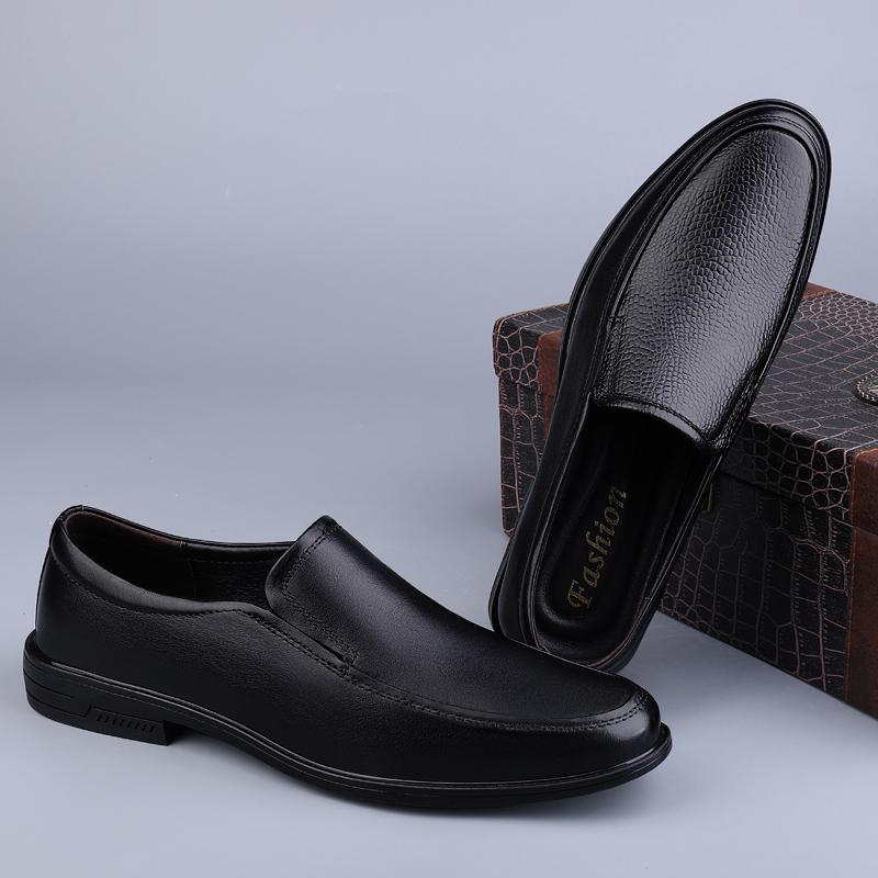 Fashion High Quality Slip-on Flats New Arrival Man Casual Shoes Fashion Genuine Leather Loafers Adults Mens Oxford Shoes Business Shoes