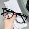 Women's Round Frame Glasses Transparent Anti-blue Light Glasses Unisex Trend Blue Light Blocking Computer Glasses