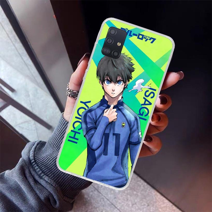 Heißer Anime Blue Lock Handyhülle Für Samsung Galaxy A52 A51 A50S A32 A22 A12 A02S A72 A71 A31 A70 A30S Note 20 Ultra 10 Plus S10 G