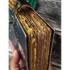 leather journal Deer Moon journal For Men Women with loc Antique hademade Decle Edge pepar traveling sketchbook black Notebook