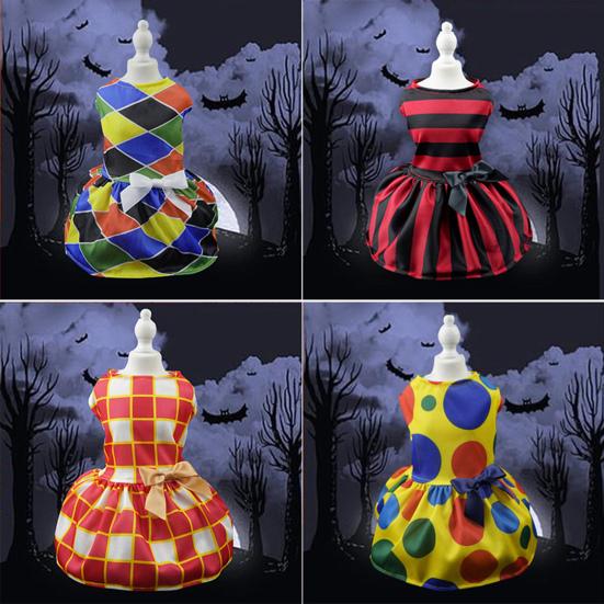 Psí šaty ve stylu halloween Tenké Přiléhavé Prodyšné Dobrá Tažnost Oblékání Pevný uzel v pase