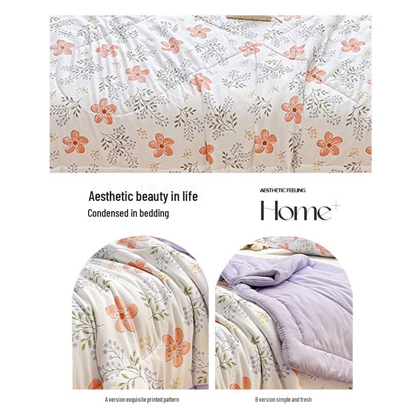 Jie Li Ya All-Season Ice Silk Printed Quilt