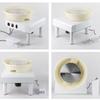 250W/350W Electric Pottery Wheel Ceramic Machine Continuously Variable Speed Clay Machine Pottery Forming Machine Ceramic Equipment 48 * 40 * 36cm