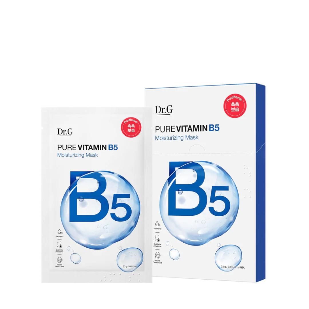 

Dr.G Увлажняющая маска с витамином B5 (Быстропроникающая маска с чистыми витаминами) 5шт