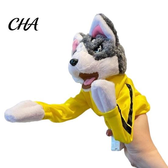 Shark And Dinosaur Pet Toys Boxing Animal Hand Puppet, Plush Dog Toy for Pets, Interactive Soft Cotton Filled Play Training Prop, Chew Scratch