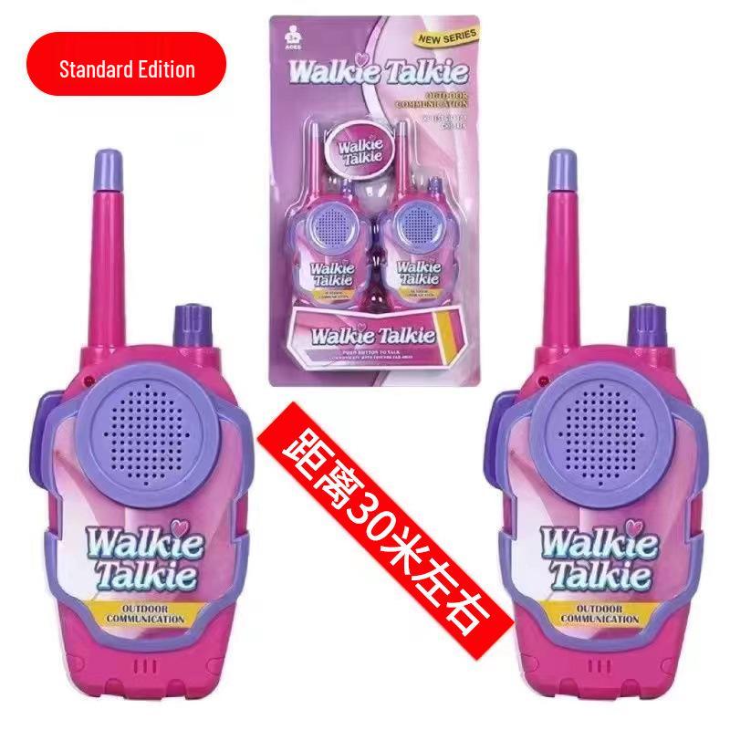 2-Pack Children's Mini Walkie Talkie Toy for Parent-Child Interaction, Indoor & Outdoor Play