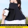 Breathable Face Mask Adjustable Neck Protection Cover Fashion UV-Proof Mask  for Sun Protection