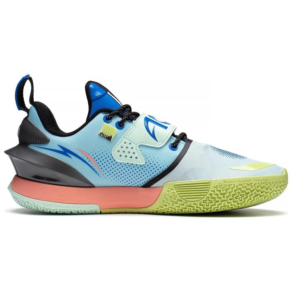 Li Ning All City 10 V2 Slip Resistant, Abrasion Resistant, Breathable Low top Basketball Shoes Men's Blue ABAS059-18