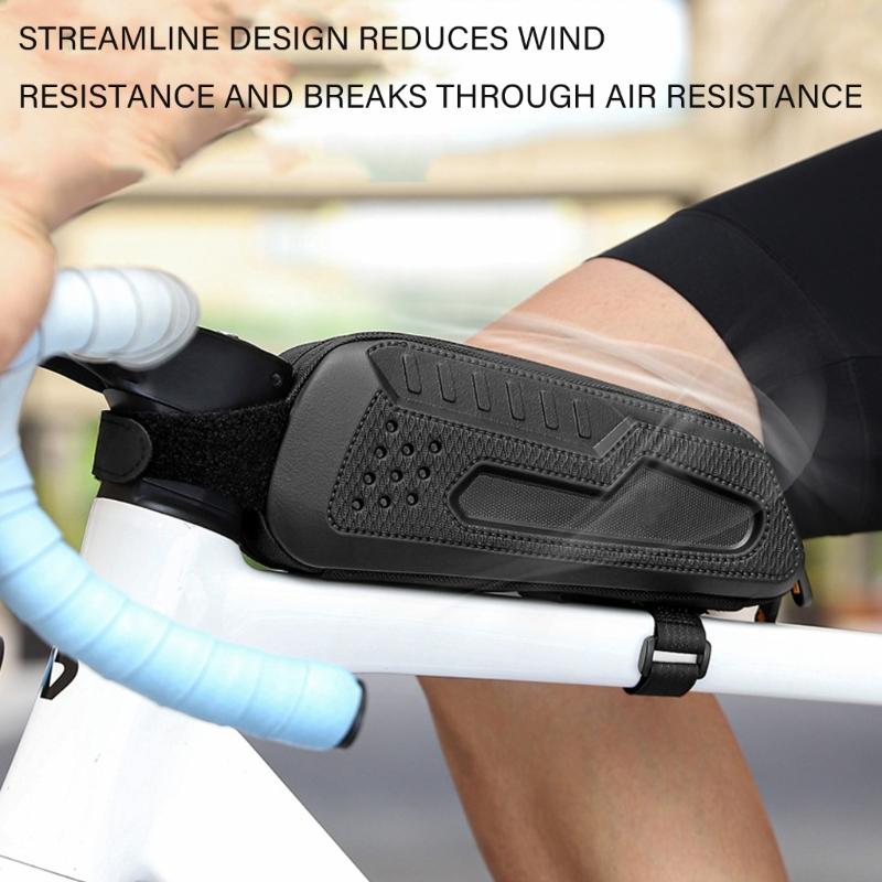 Road Bikes Front Frame Bag Bicycles Front Top Tube Pouches Storage Bag Cyclings Tool Front Saddles Bag for Mountain Bike