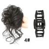 Synthetic Hair Bun Chignon Messy Curly Gripping Clip Hairpin Elastic Scrunchy False Hair Pieces For Women Hairpins