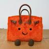Jllycat Cute Fluffy Platinum Doll Crossbody Elf Handbag