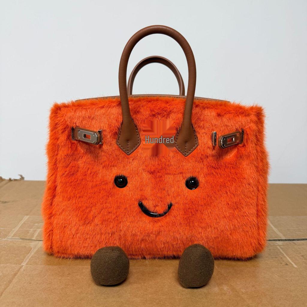 Jllycat Cute Fluffy Platinum Doll Crossbody Elf Handbag