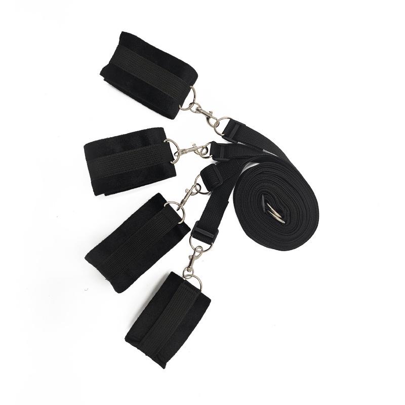 SM Plush Bondage Handcuffs & Anklets Restraint Set