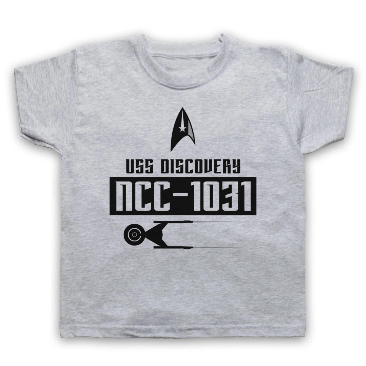 STAR DISCOVERY USS DISCOVERY NC-1031 CREW FLEET TREKKIE KIDS CHILDS T-shirt 140