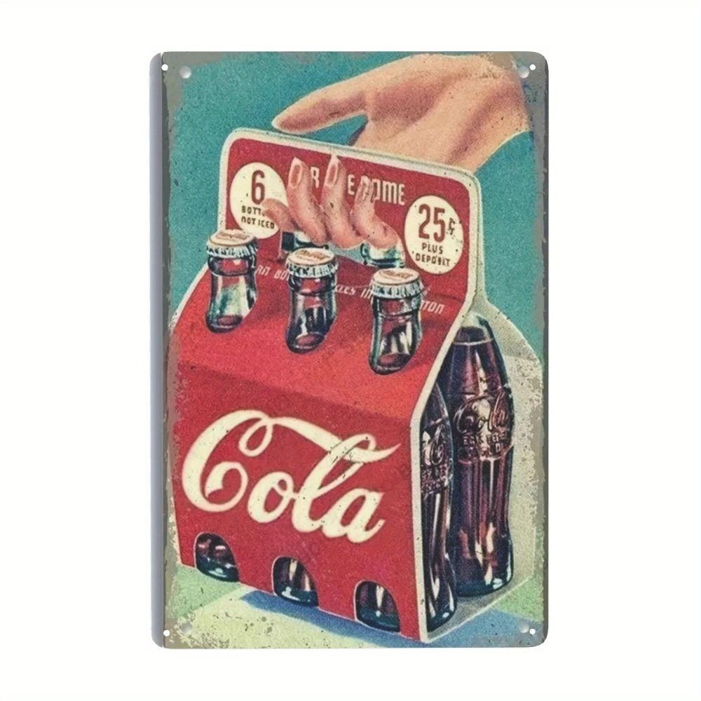 Vintage Metal Tin Sign Campari Red Passion Cocktail Bar Pub Wall Decor 20x30cm