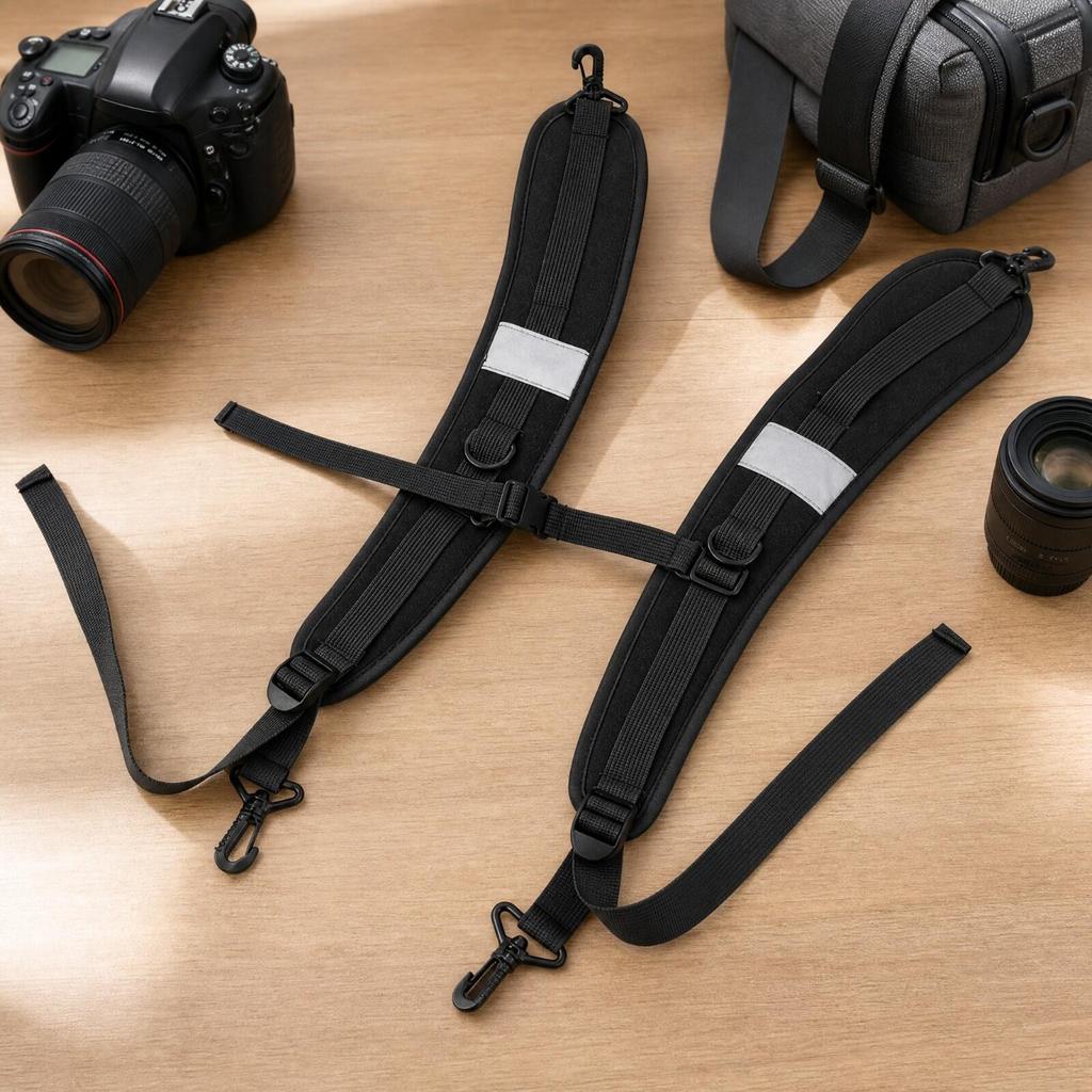 Two-pointShoulder Camera Bag Strap Comfortable for Photography, Travel, Cyclists